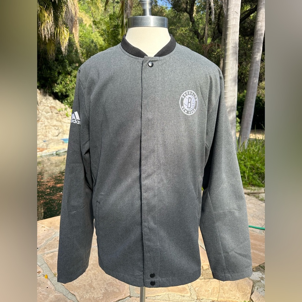 Adidas x NBA Brooklyn Nets Bomber Jacket – Size XL